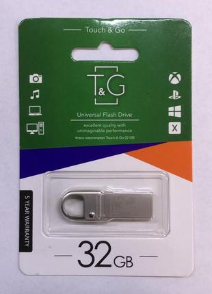 Флеш драйв t&g flash draiv металева з карабiном (usb/ 32gb/ 2.0)