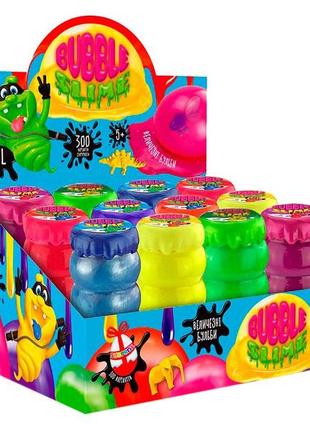 Вязкая масса bubble slime 3xl danko toys