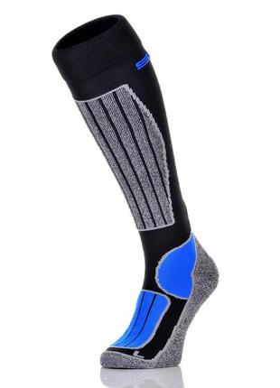 Термошкарпетки spaio ski vigour сірий/чорний/синій 35-37 (5901282309407)