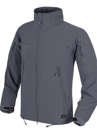 Куртка helikon-tex cougar qsa™ + hid™ soft shell jacket® shadow grey