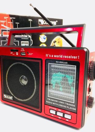 Радіоприймач golon-rx 006/ 0816 usb+sd (16 шт)