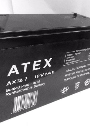 Аккумуляторы atex  12v7ah ax 12-7  (10 шт/ящ)