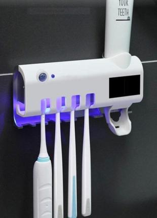 Диспенсер для зубной пасты и щеток автоматический toothbrush sterilizer 7710/  wj3 (60 шт/ящ)