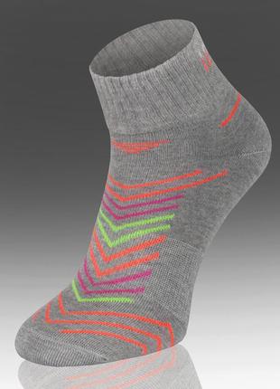 Шкарпетки жіночі spaio multi df sp 07 сірий/помаранчевий/рожевий/зелений 38-40 (5901282316337)
