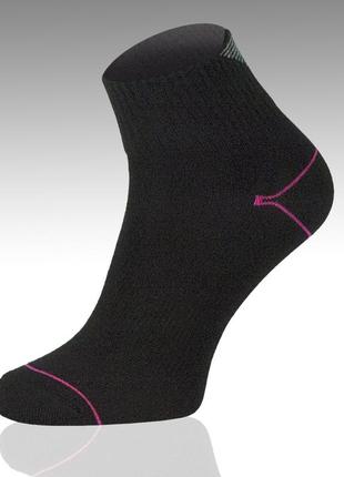 Шкарпетки жіночі spaio multi df sp 06 чорний/рожевий 35-37 (5901282316238)