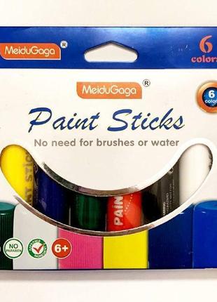 403 md карандаши-краски восковые 6 цветов