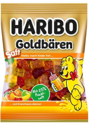 Жуйки haribo saft-goldbaren 160г