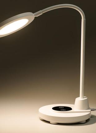 Настольная лампа на гибкой ножке от сети лампа для письменного стола светильник настольный `ps`6 фото