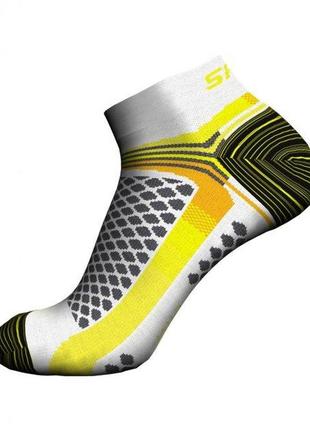 Термошкарпетки spaio multisport speed support 01 білий/жовтий 41-43 (5901282410141)