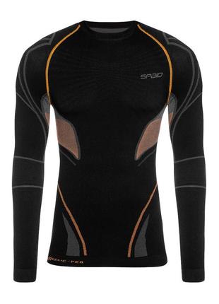 Комплект термоодежды реглан+штаны мужской spaio черный/оранжевый xxl (590128247851614)6 фото