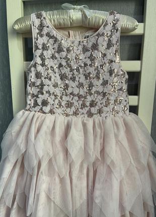 Праздничное платье для девочки h&amp;m2 фото