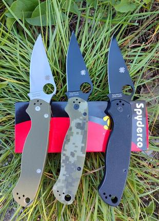 Spyderco paramilitary 2 складной нож раскладной