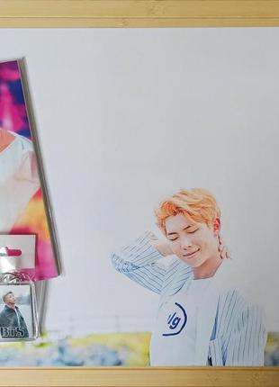 Набір намджун kim nam joon (rm) bts постер + тетрадь + брелок