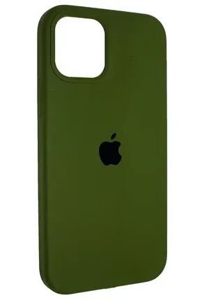 Чехол full silicone case для iphone 15 pro olive (силиконовый чехол силикон на айфон 15 про)