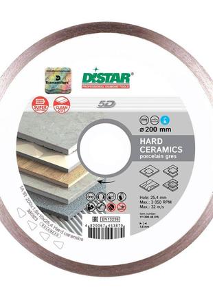 Диск алмазний відрізний distar hard ceramics 5d 1a1r 125x1,4x22,2 кераміка, кварцит, керамограніт, мармур mvv