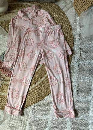 Піжама кофта штани george 4-5 роки 104-110 см на дівчинку3 фото