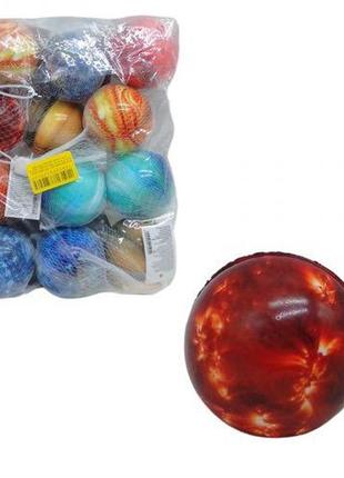 Набор фомовых мячей "планеты" 6 см (12 шт)