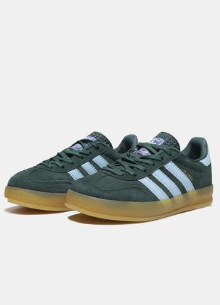 Кроссовки adidas gazelle 'collegiate green hazy sky'