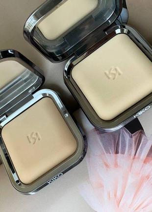 Пудра kiko milano radiant fusion baked powder мінеральна 01,02