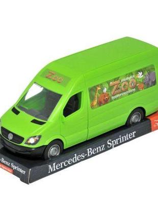Автомобиль грузовой "mercedes-benz sprinter", зеленый