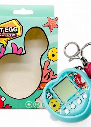Електронна гра-брелок “тамагочі: pet egg game” (мʼятна)