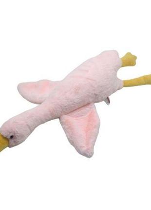 Мʼяка іграшка "гусь-обіймусь", 100 см, рожевий