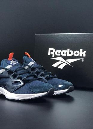 Кросівки чоловічі reebok fury adapt сині повсякденні кроси риб-рибок чоловіче спортивне взуття на літо