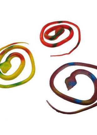 Силіконові змії кобри мікс кольорів 75 см