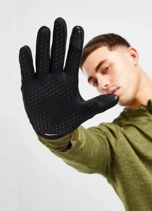 Детские перчатки nike therma-fit academy dq6066-010