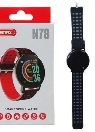 Часы сенсорные "smart sport watch" (черный)