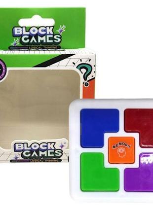 Игра развивающая "block memory game" (белый)