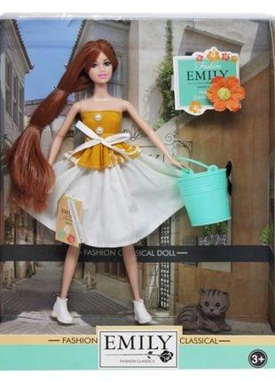 Лялька "emily" з акссуарами та кішкою