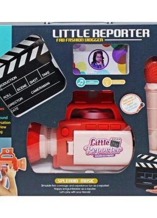 Игровой набор "маленький репортер" (розовый)