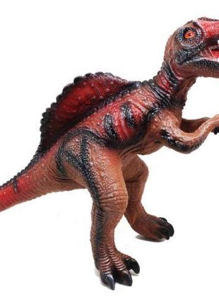 Динозавр гумовий "тиранозавр", коричневий