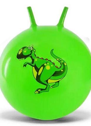 Мяч для фитнеса "динозавры" (зеленый)