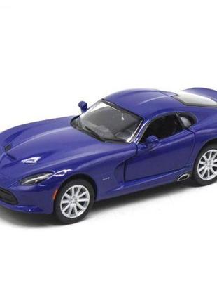 Машинка kinsmart "2013 srt viper gts" синя