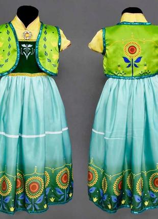 Платье фроузен с 23000 (120) "принцесса анна" размер - "s", рост - 110см