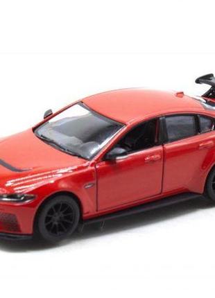 Машинка kinsmart jaguar xe sv, красный