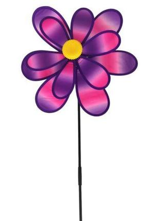 Ветрячок "цветочек", диаметр 38 см, фиолетовый