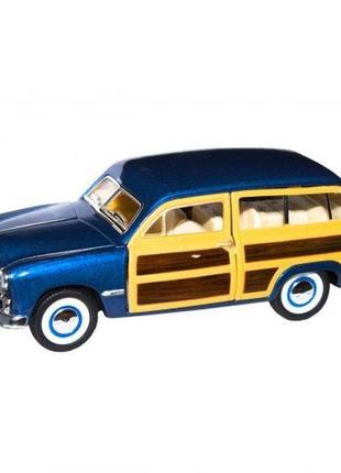 Машинка металлическая "ford woody wagen 1949", синий