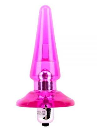 Анальний плаг nicole's vibra plug, pink