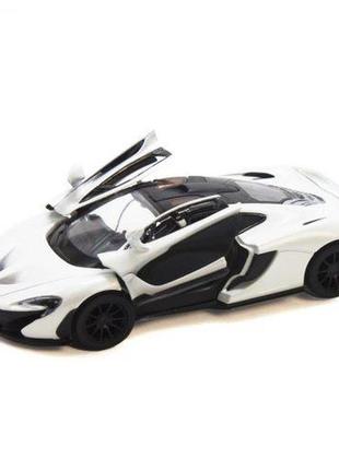 Машинка kinsmart "mclaren p1" (белая)