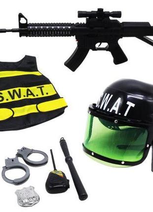 Поліцейський набір у сумці "swat" (7 елем)