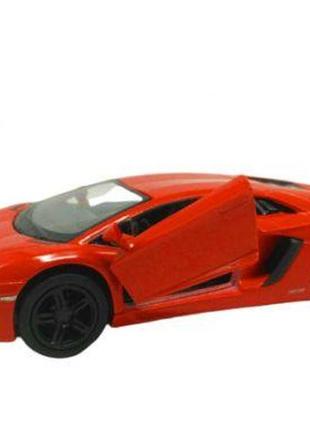 Машинка kinsmart "lamborghini aventador lp 700-4" (красная)