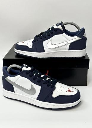 Кросівки nike sb air jordan 1 low, navy