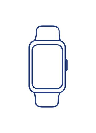 Ремінець для apple watch band silicone one-piece size-s 42/44/45/49 mm м'ята упаковка