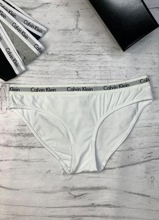 Труси жіночі calvin klein carousel білий (сліпи) wu018