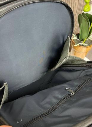 Женский городской рюкзак сумка трансформер с тиснением, сумка-рюкзак для девушек черный6 фото