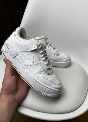 Nike air force 1 shadow 41(26.5см) off white carhartt si cdg tnf1 фото