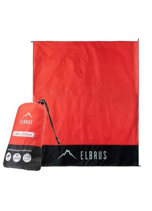 Килимок туристичний elbrus alpido ripstop 200x140 cм red-black (ebs-alpd-rd)